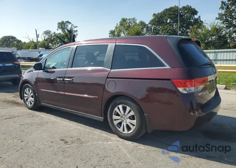 2014 Honda Odyssey Exl из США, поврежденный, VIN 5FNRL5H6XEB013268